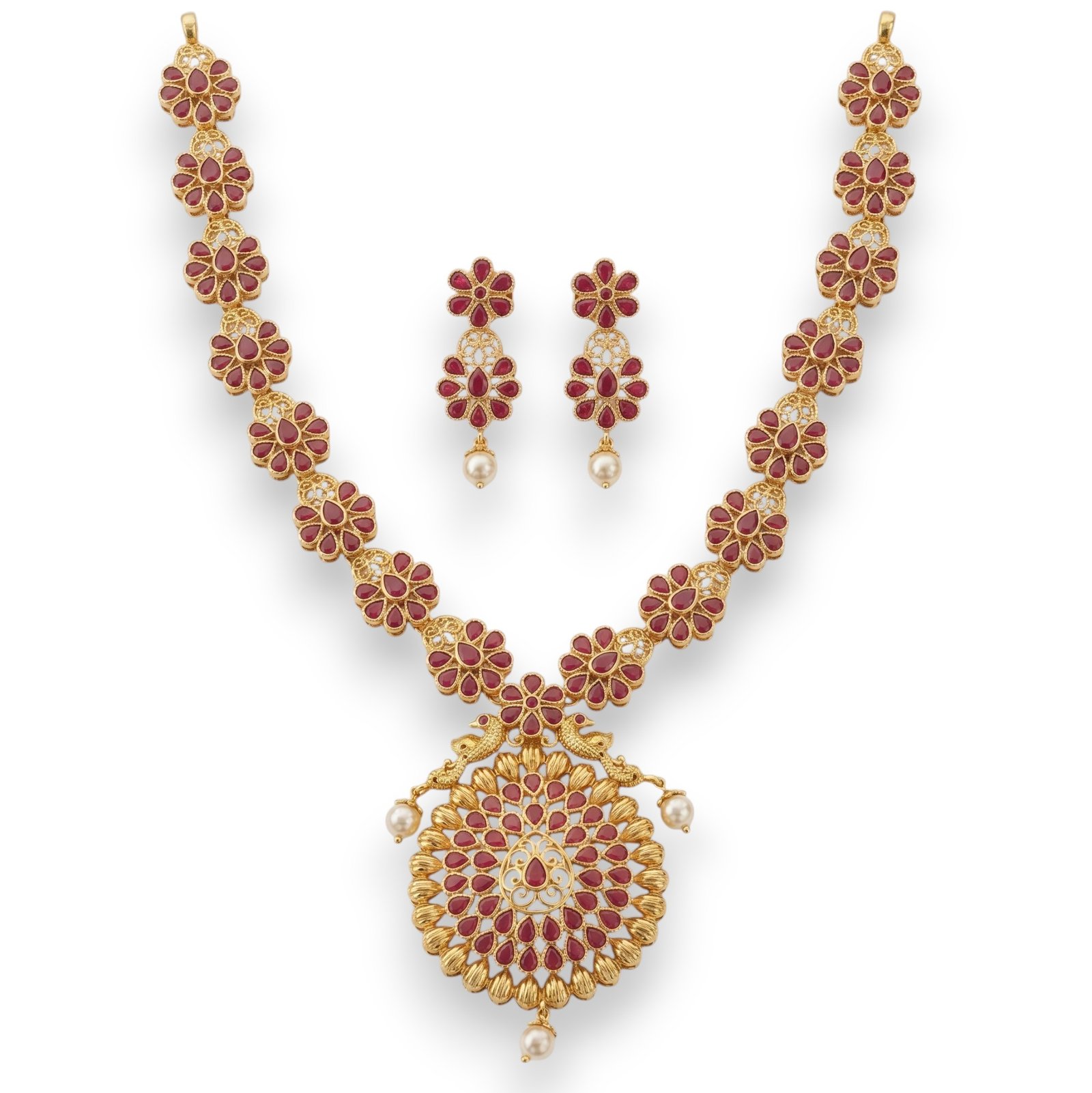 Silver Necklace Set